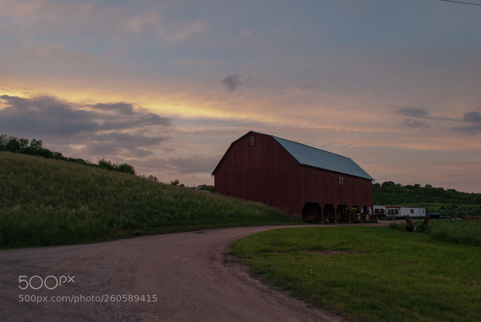 Nikon D3000 sample photo. Sunset on the farm  photography