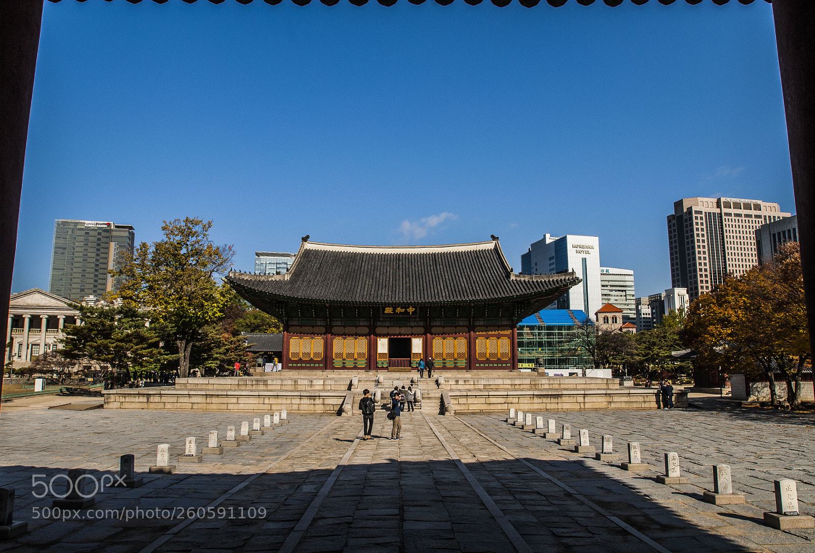 Nikon D200 sample photo. Deoksugung palace photography
