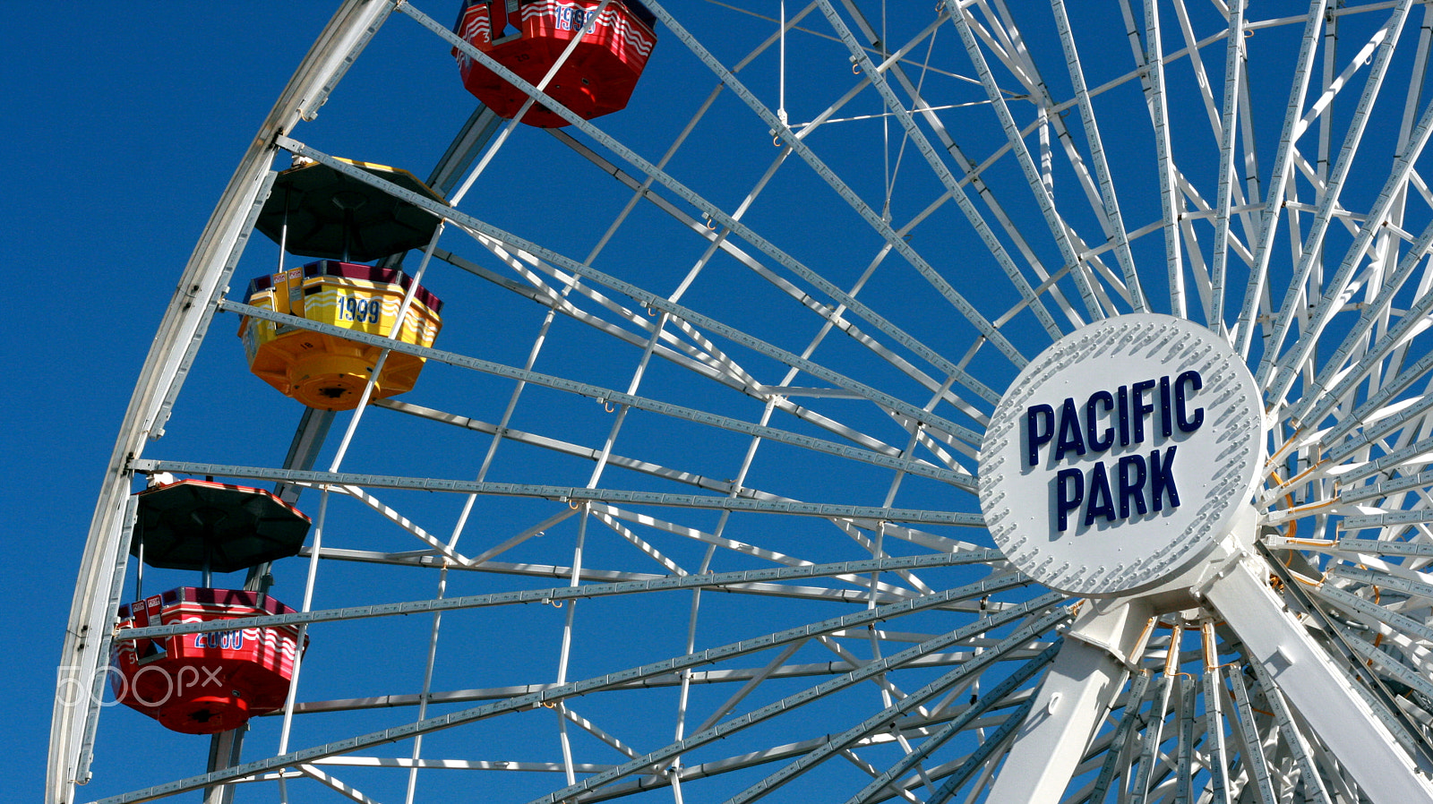 Canon EOS 400D (EOS Digital Rebel XTi / EOS Kiss Digital X) sample photo. Santa monica pier, ferrish wheel photography