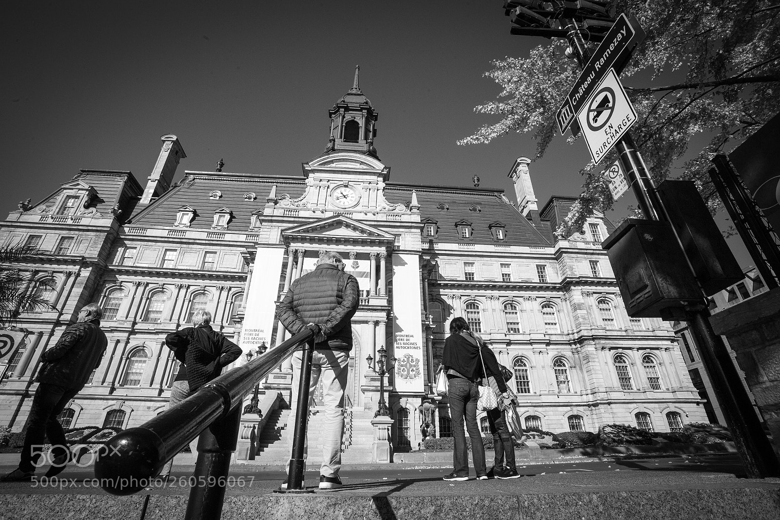 Canon EOS 5D sample photo. City hall old montreal  photography