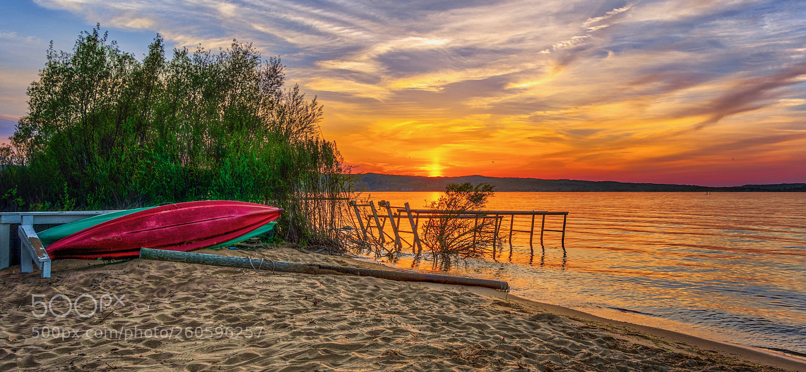 Nikon D850 sample photo. Sunset traverse city photography