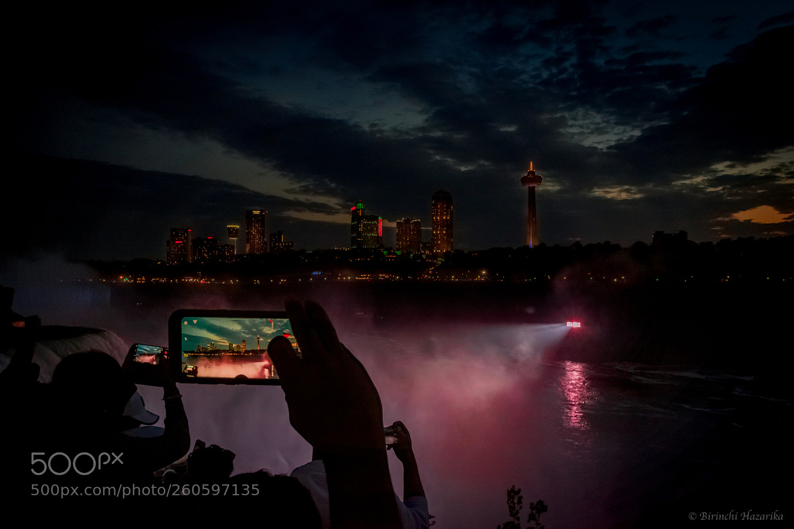 Nikon D7200 sample photo. Niagara at night photography