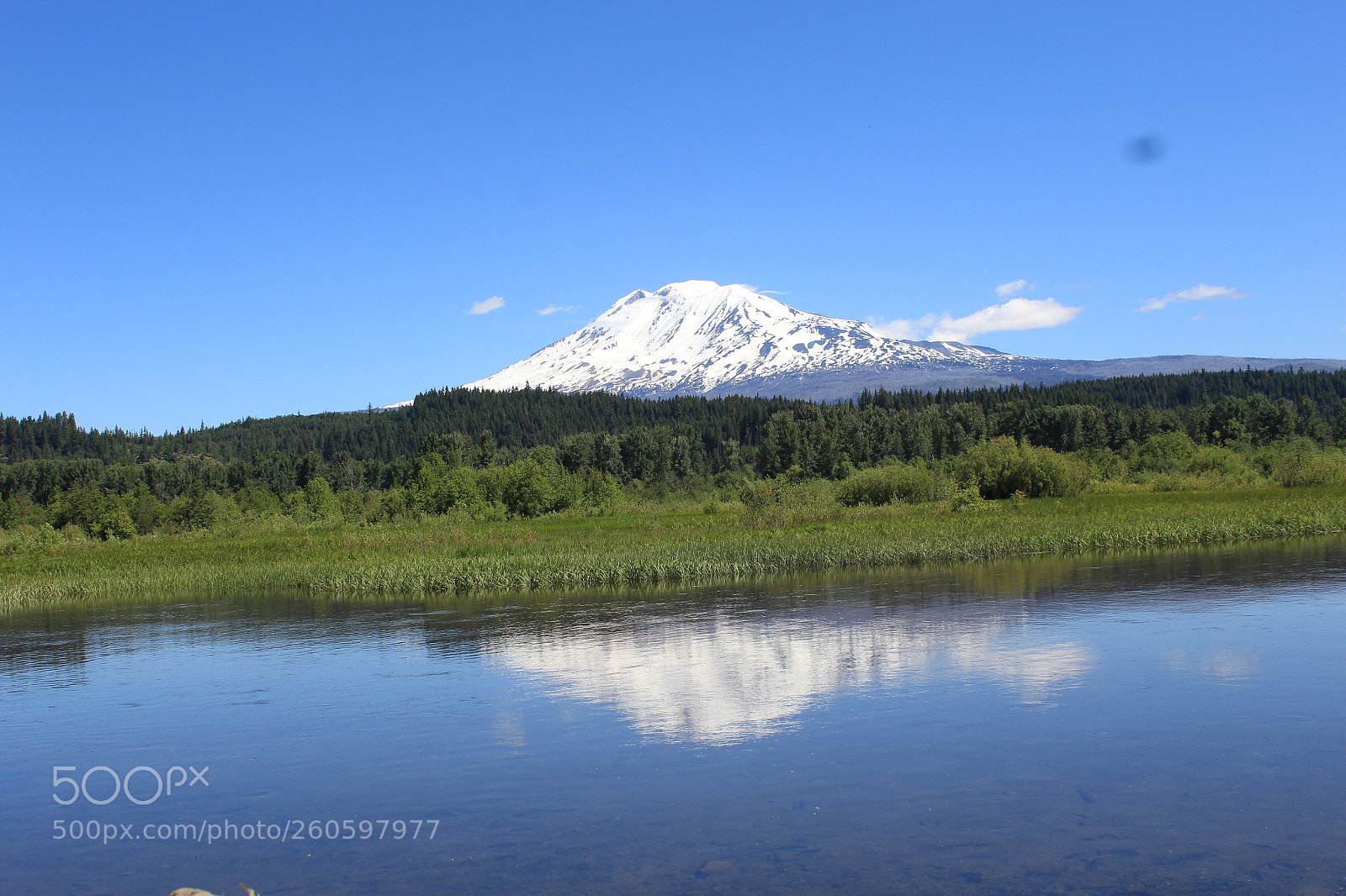 Canon EOS 1200D (EOS Rebel T5 / EOS Kiss X70 / EOS Hi) sample photo. Mt. adams from trout photography
