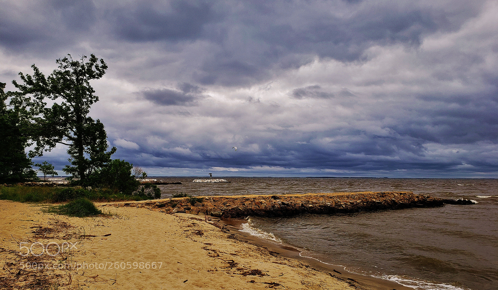Samsung Galaxy S9+ sample photo. Beverly triton beach storm 2018 photography