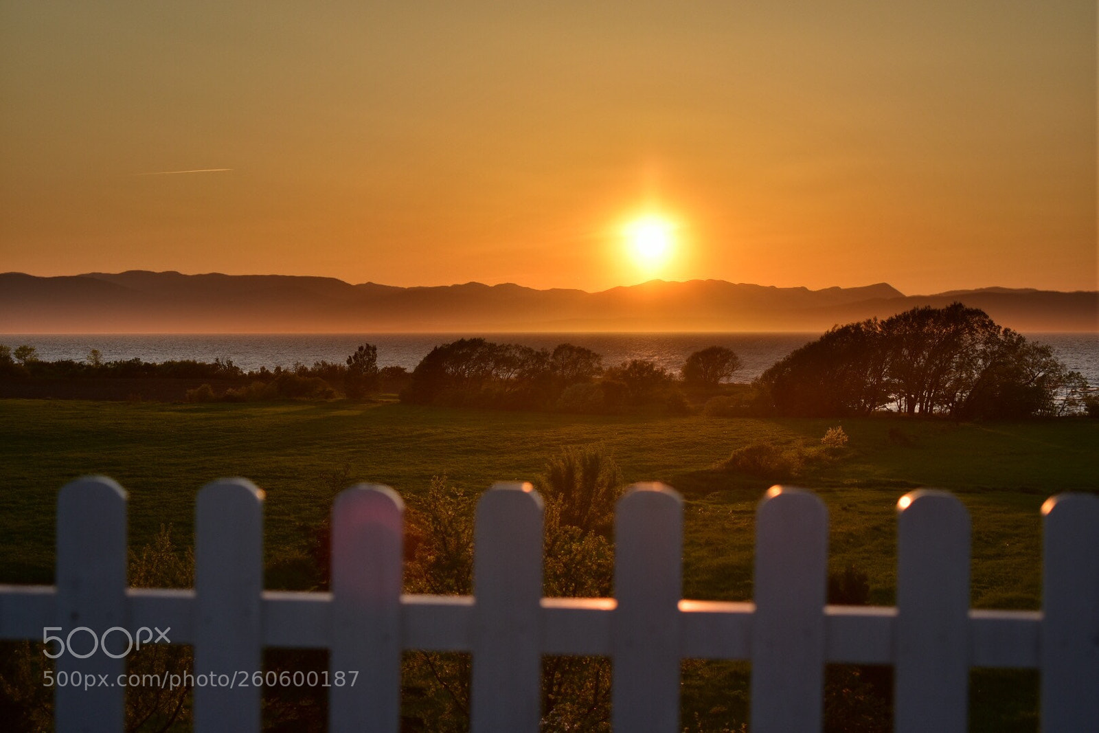 Nikon D7200 sample photo. Sunset over the fence photography