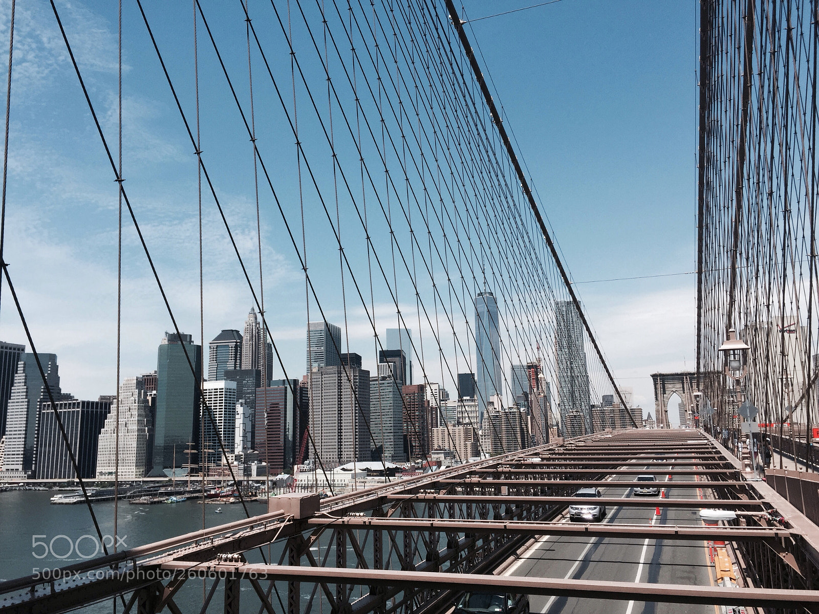 Apple iPhone 6 sample photo. Ny from brooklyn bridge photography