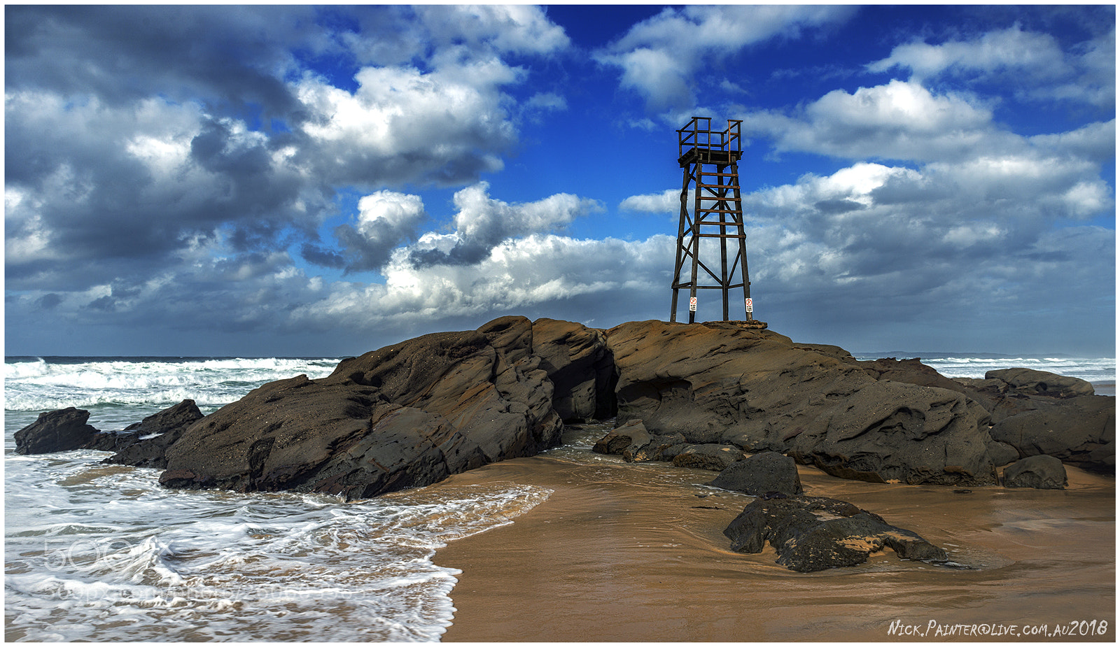 Nikon D800 sample photo. Redhead shark tower lookout photography