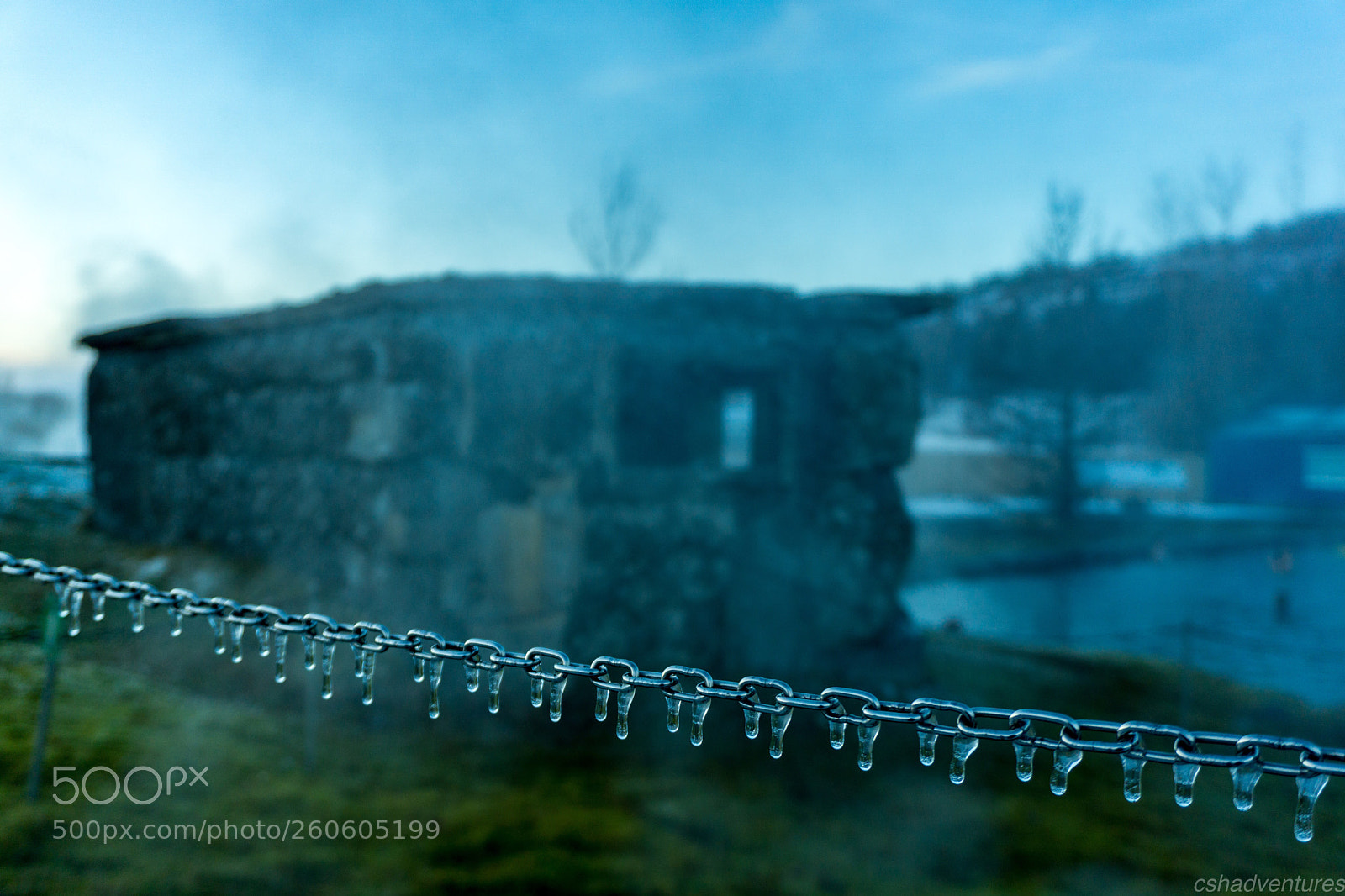 Sony a6000 sample photo. Frozen steam photography
