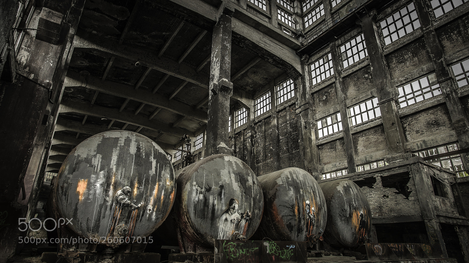 Canon EOS 6D Mark II sample photo. Big hall chemistry factory photography