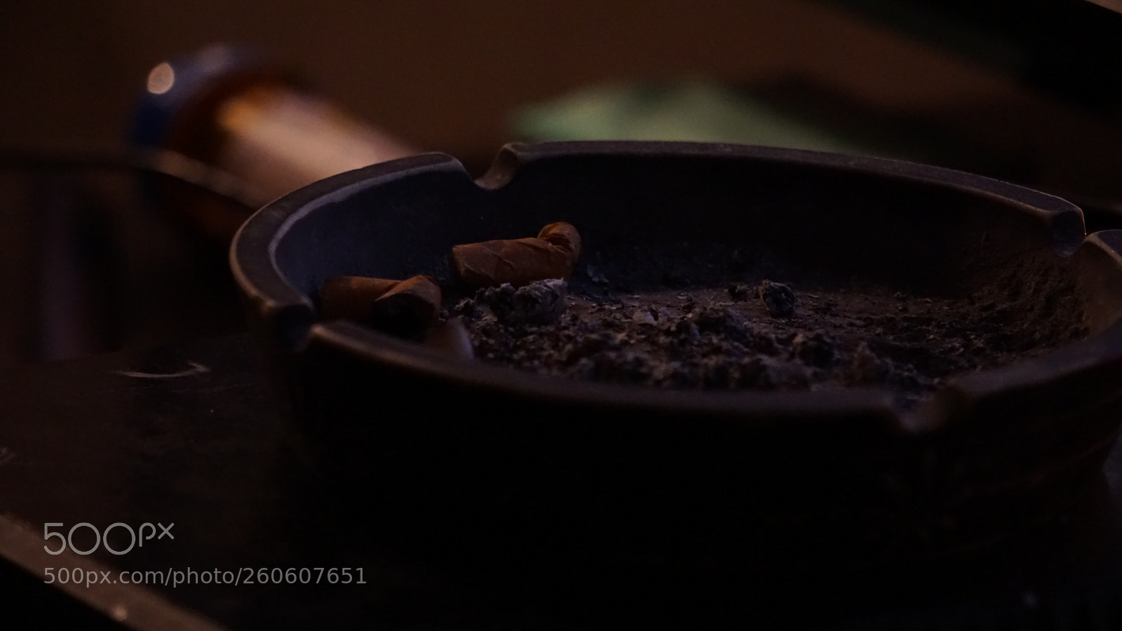 Sony a6000 sample photo. Ashtray photography
