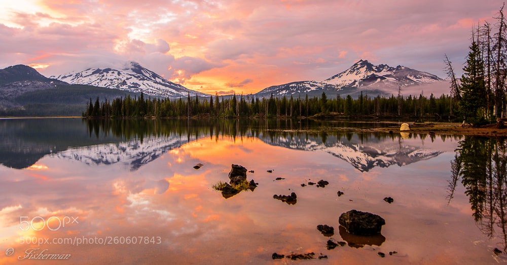 Nikon D810 sample photo. Spark lake sunset photography