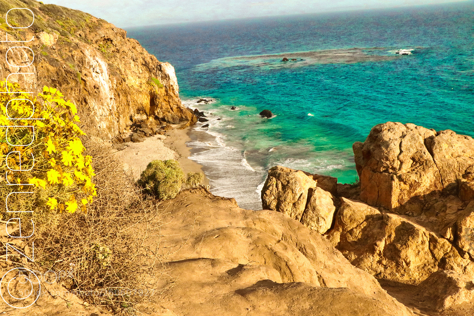 Canon EOS 80D sample photo. Point dume cliffs photography