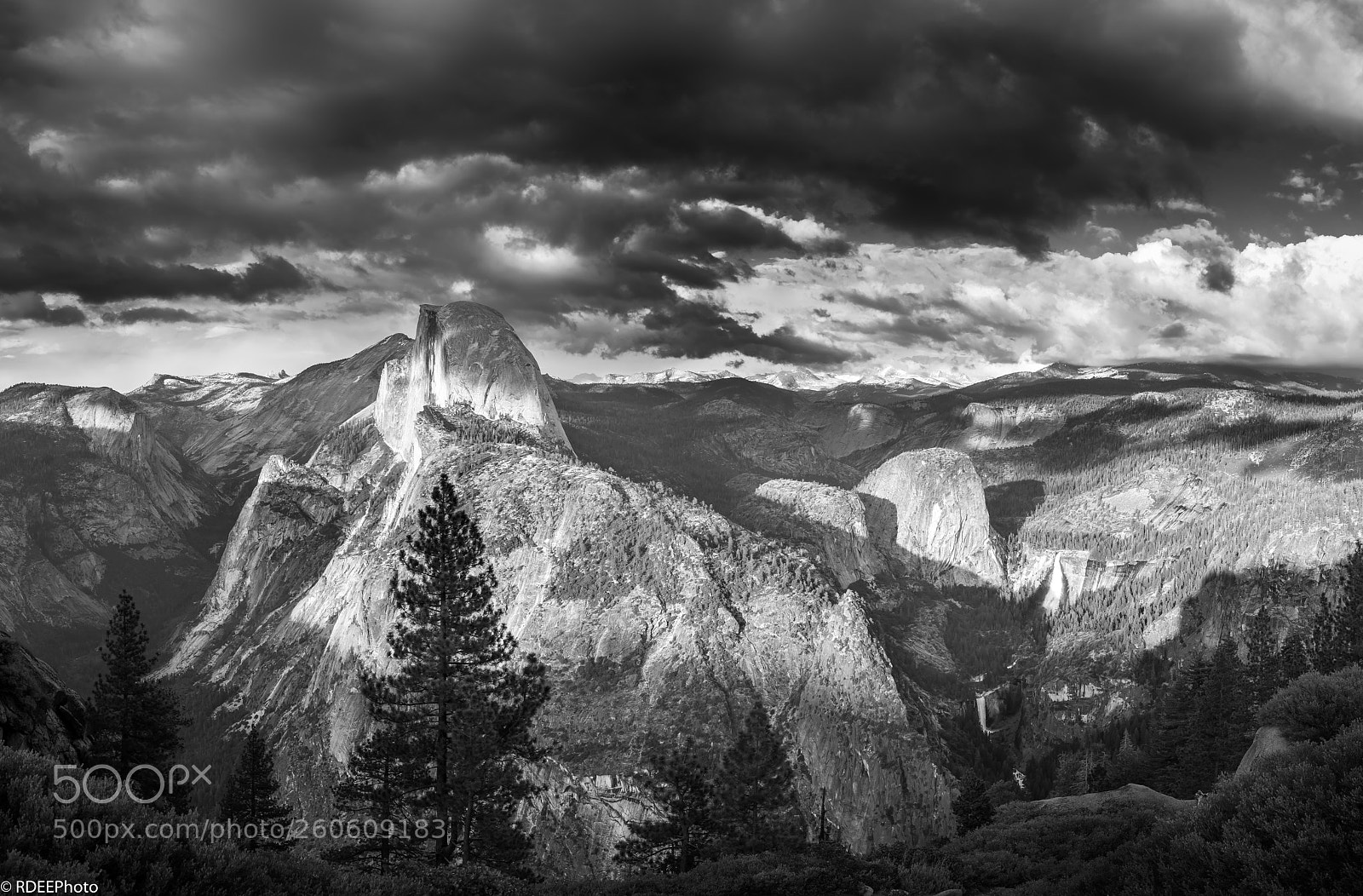 Sony a7 III sample photo. Glacier point pano in photography