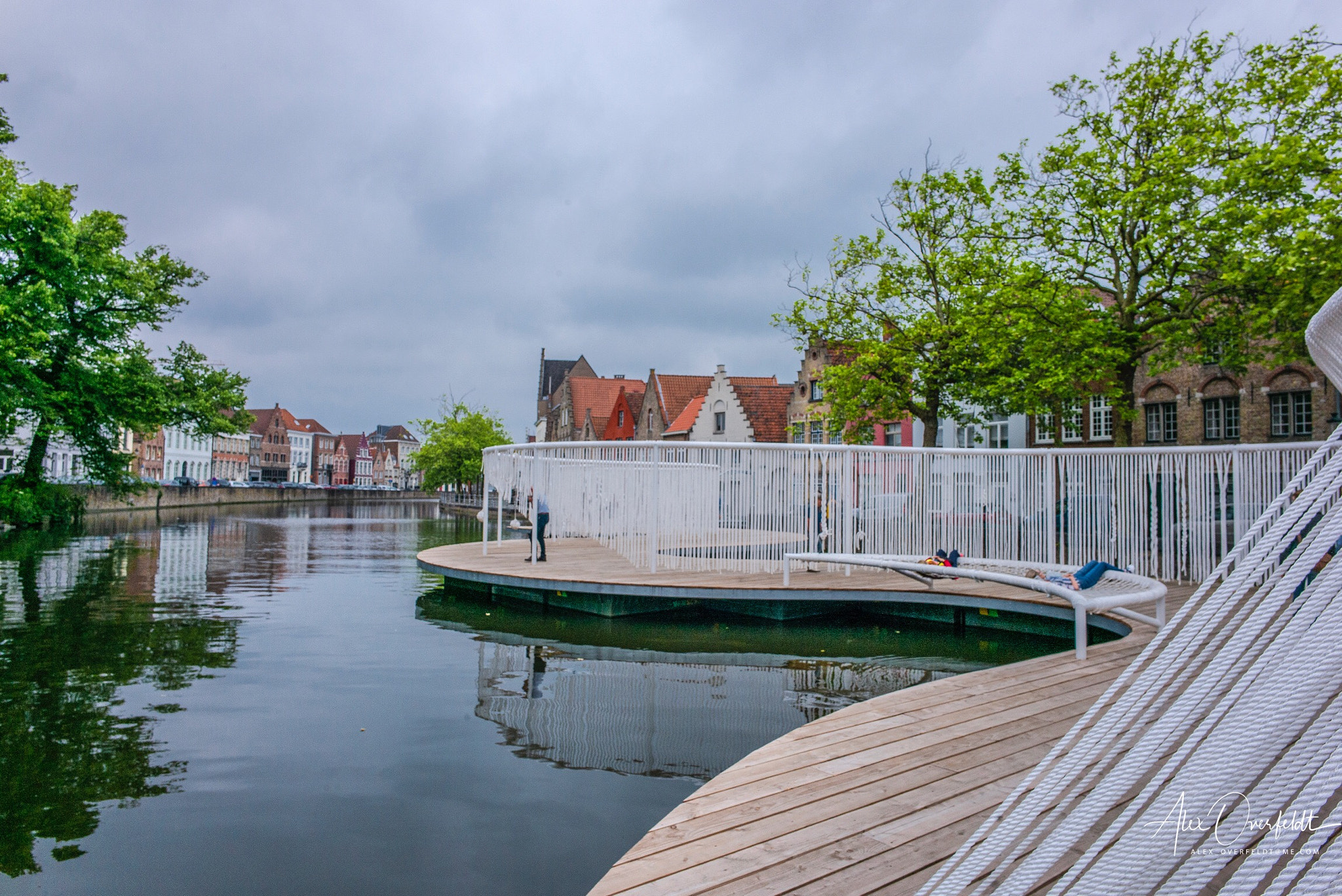 Leica M (Typ 240) sample photo. Bruges, triënnale 2018, obba structure on the lange rei photography