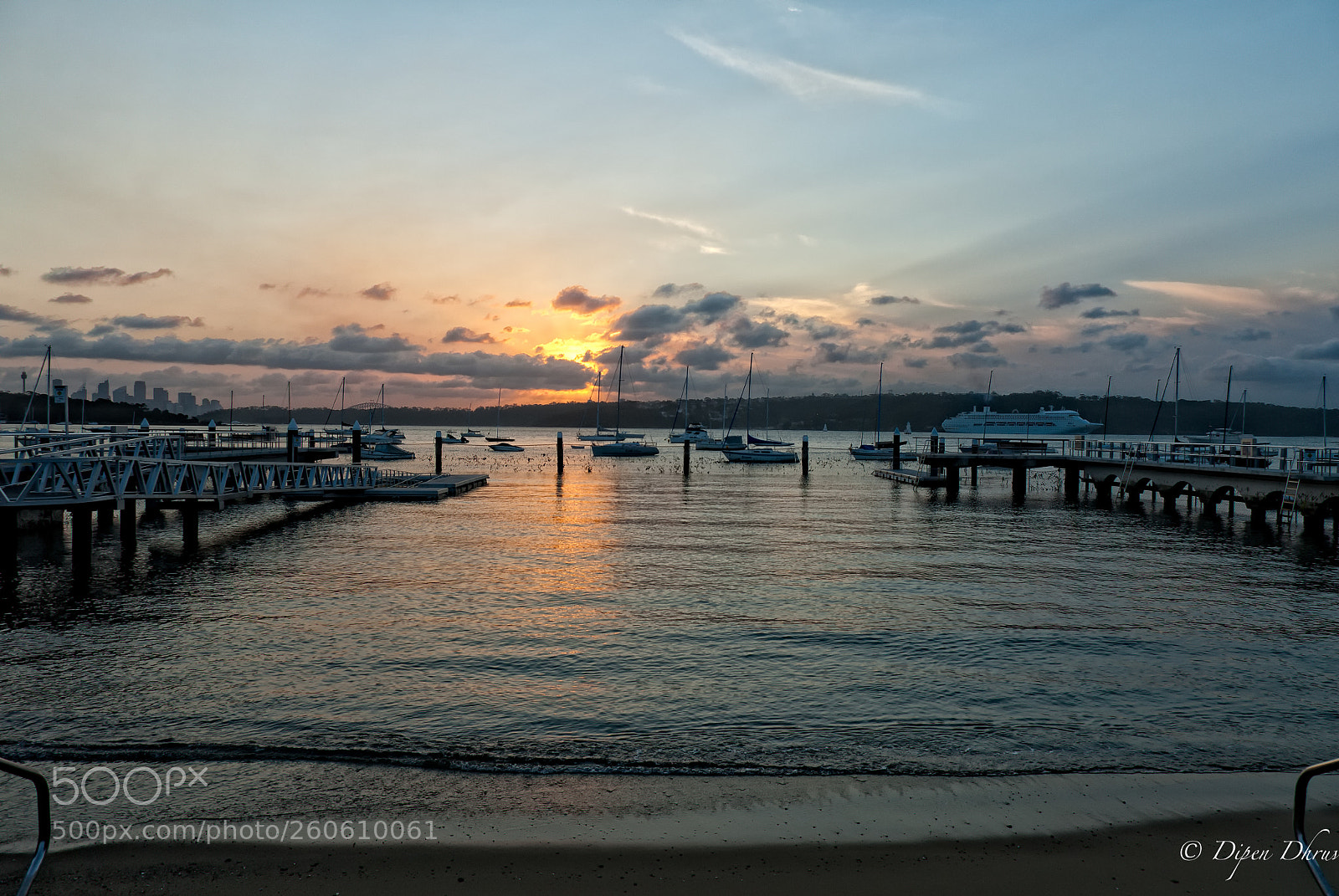 Nikon D200 sample photo. Sunsets at watson's bay photography