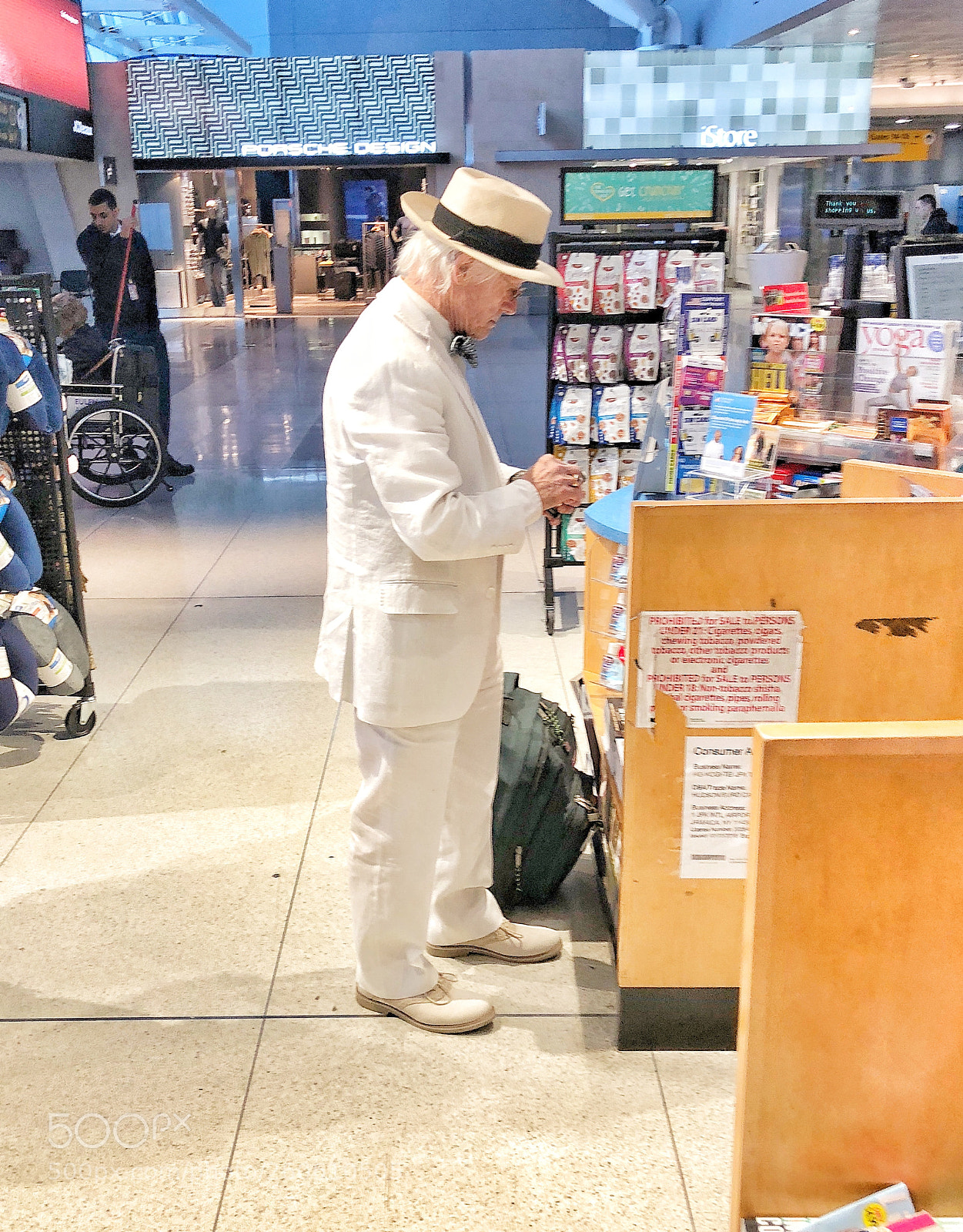 Apple iPhone X sample photo. Man in white. photography