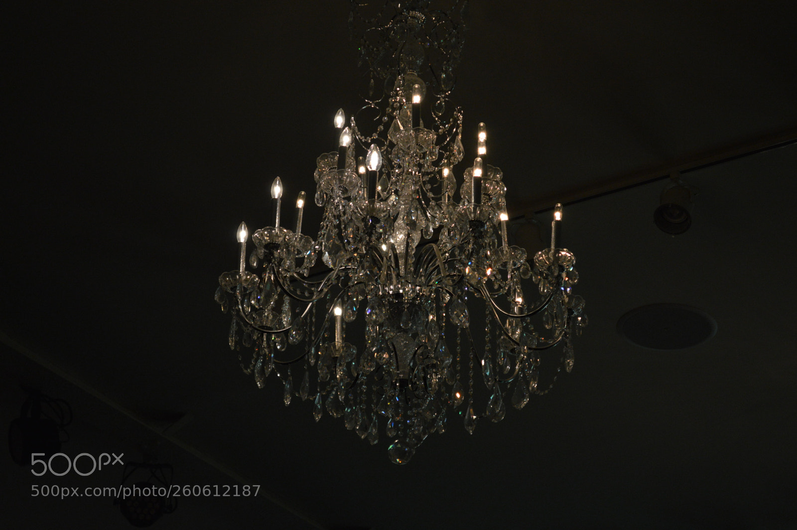 Nikon D3200 sample photo. Chandelier photography