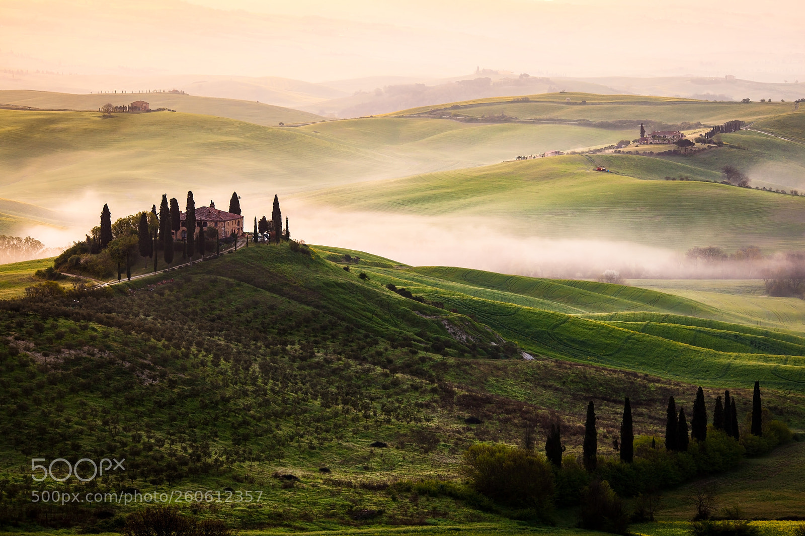 Canon EOS 5D Mark II sample photo. Italy – tuscany dawn #6 photography