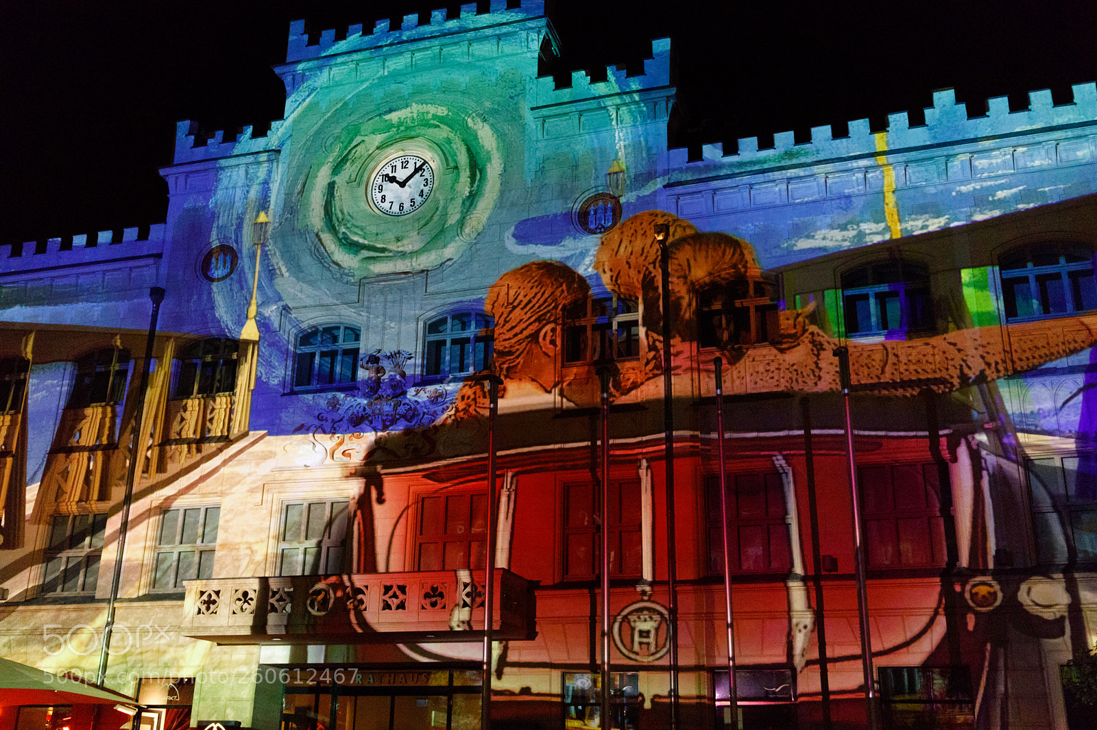 Canon EOS 6D Mark II sample photo. Zwickau 900 years lights photography