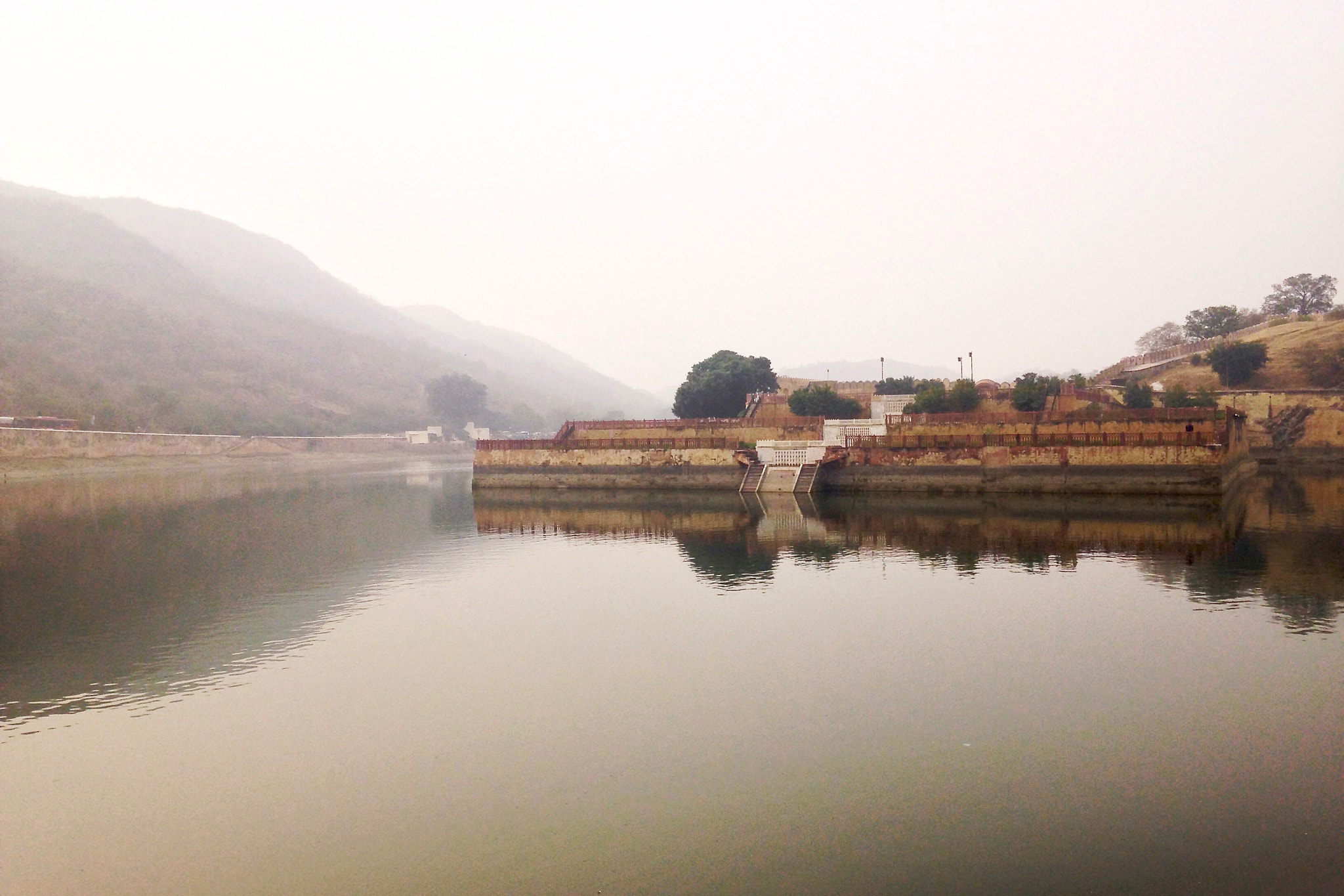 Apple iPhone 5c sample photo. Amber fort reflections photography
