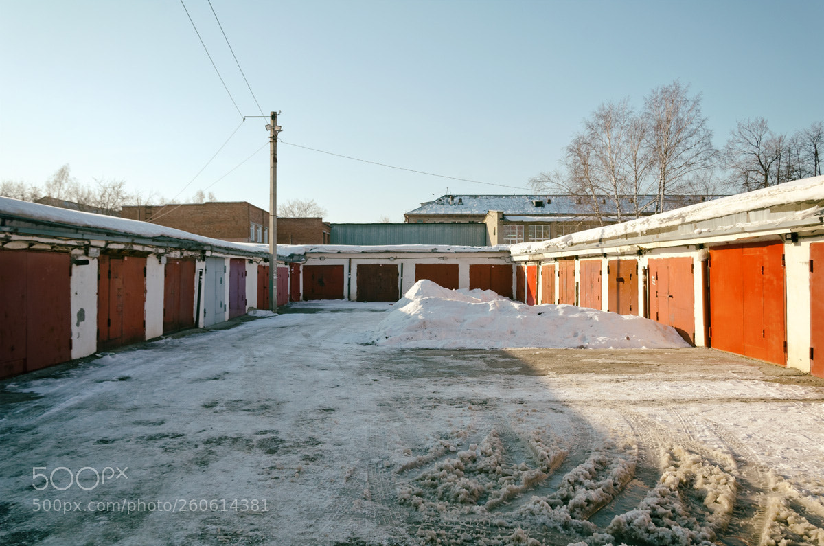 Nikon D7000 sample photo. Гаражи photography
