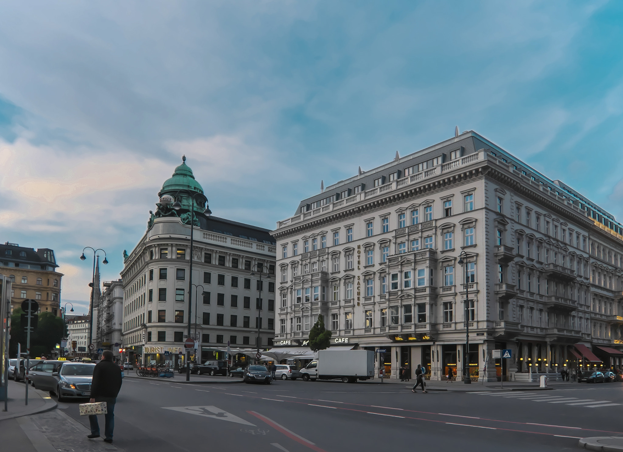 Fujifilm XQ1 sample photo. A street of vienna. austria. photography