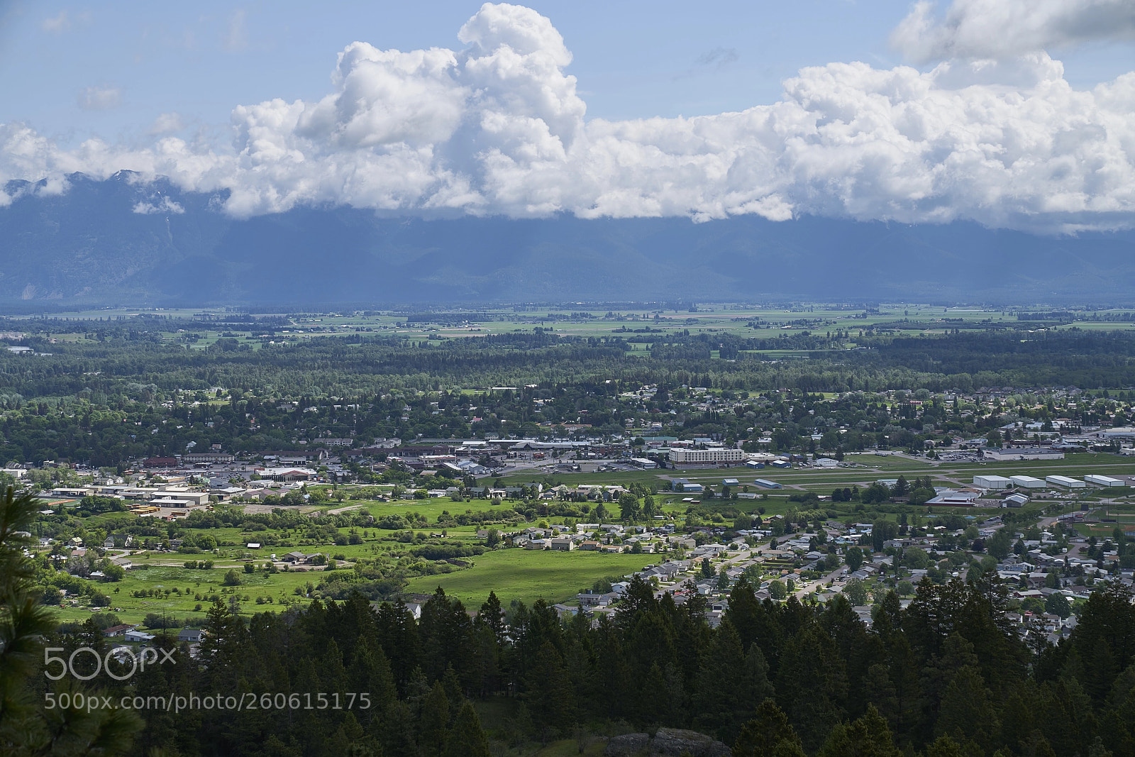 Sony a7R II sample photo. Kalispell from above photography