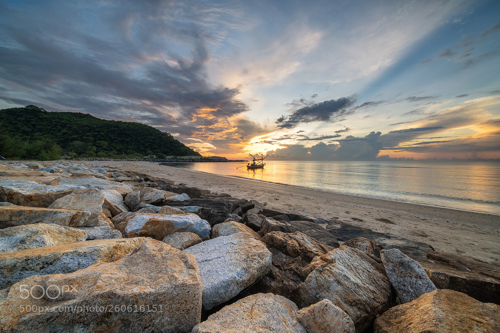 Nikon D850 sample photo. Morning in prachuapkhirikhan province photography