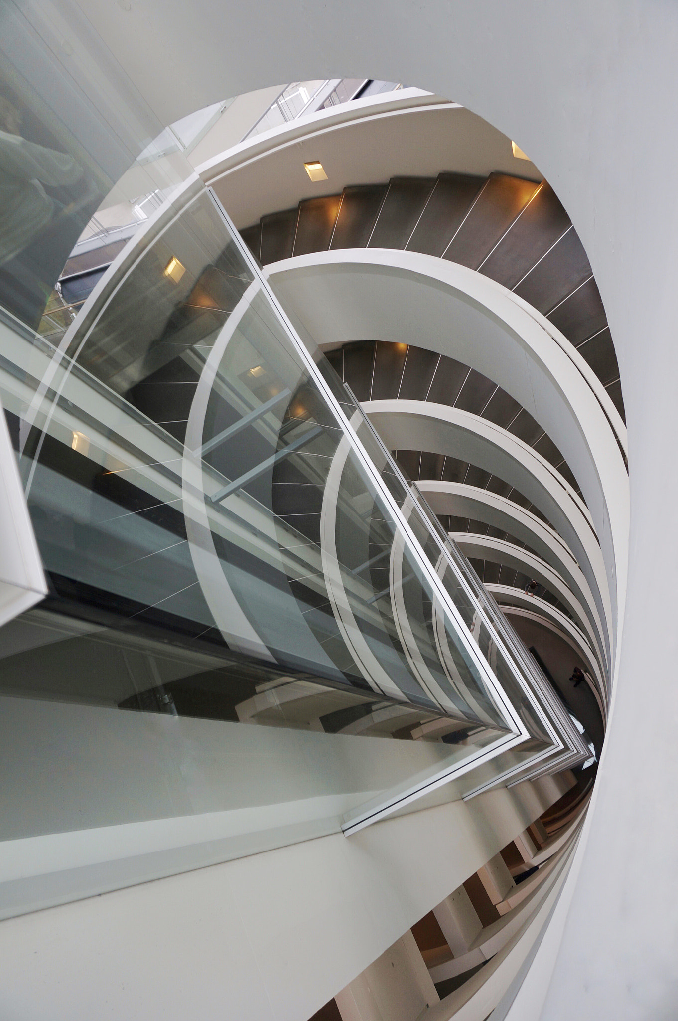 Sony Alpha NEX-5T sample photo. Stairways to heaven - aros art museum in aarhus photography