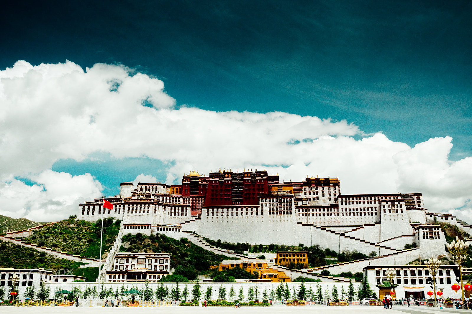 Panasonic Lumix DMC-GH4 sample photo. Potala palace time lapse photography