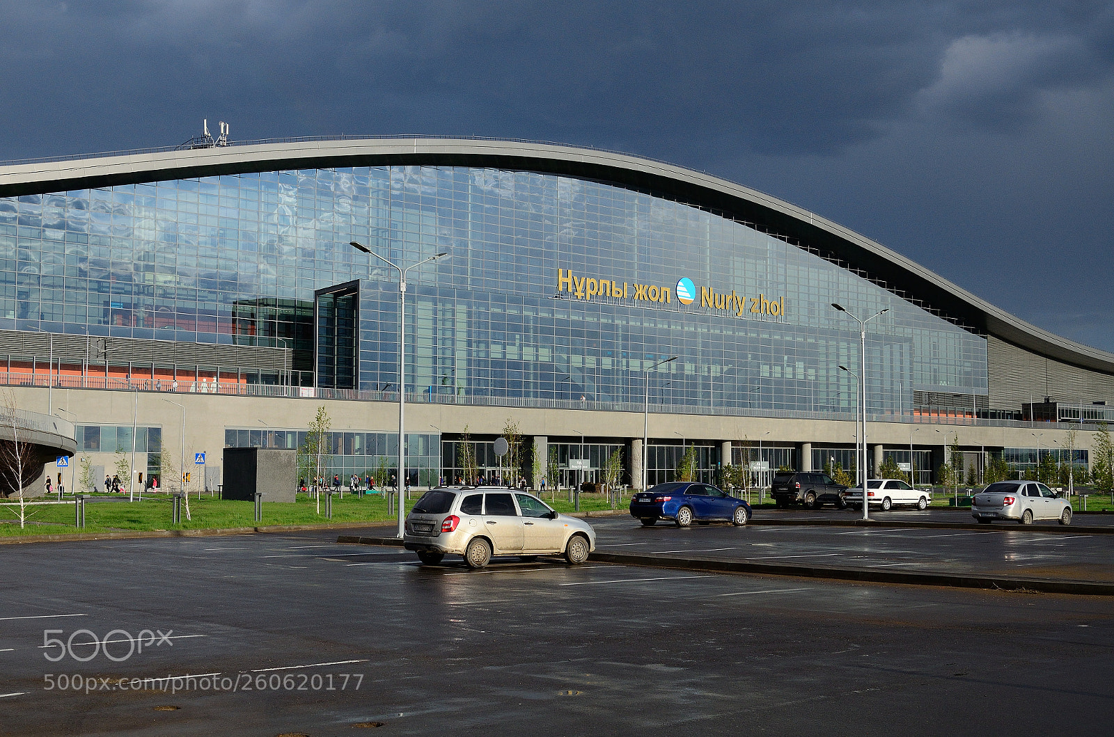 Nikon D5100 sample photo. Astana nurly jol railway photography