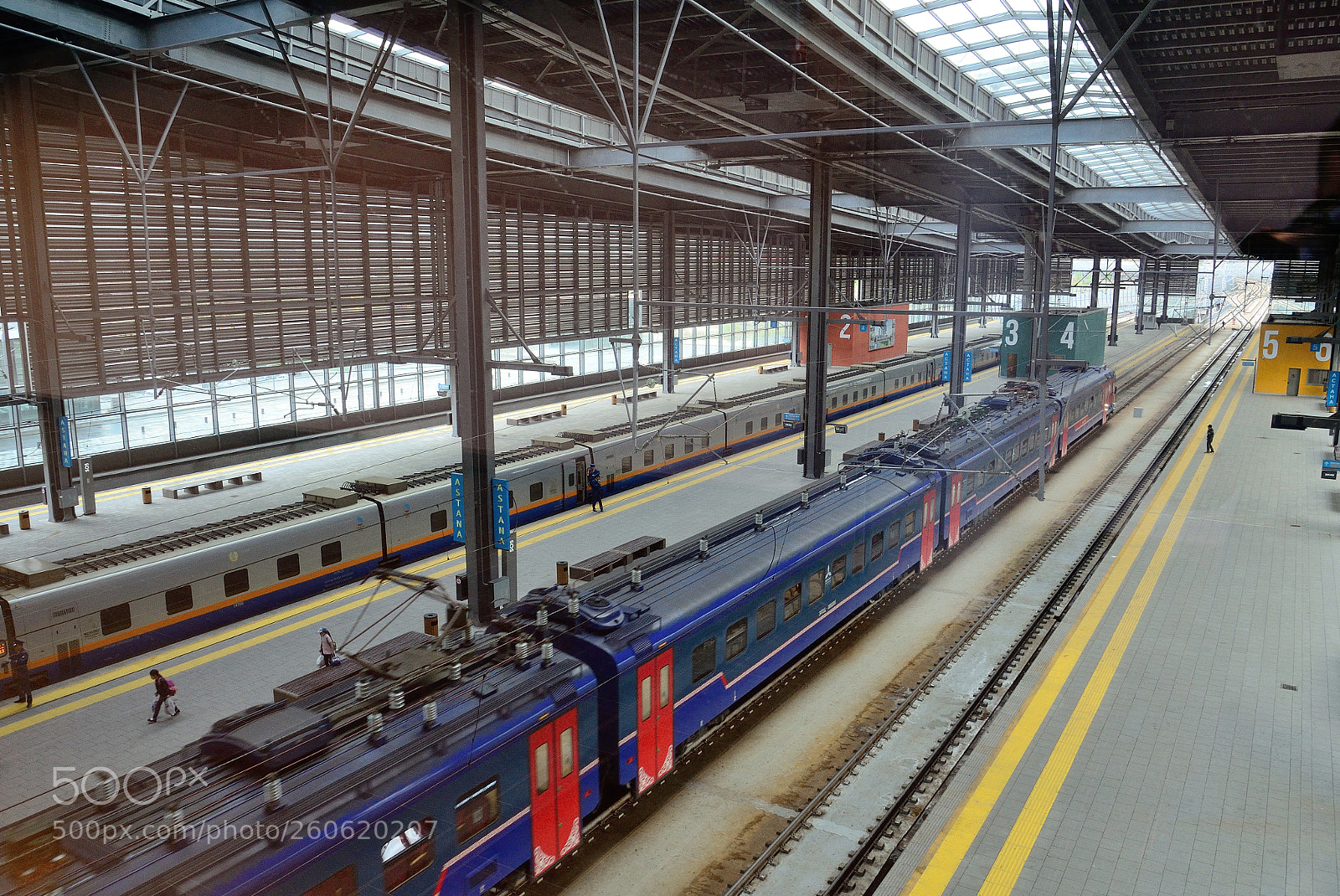 Nikon D5100 sample photo. Astana nurly jol railway photography