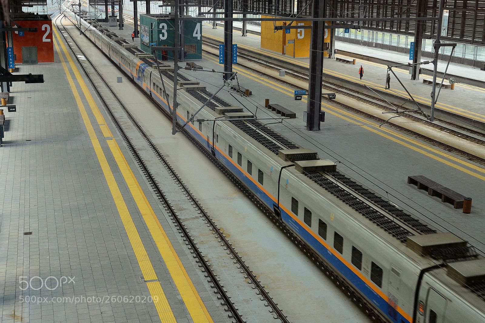 Nikon D5100 sample photo. Astana nurly jol railway photography
