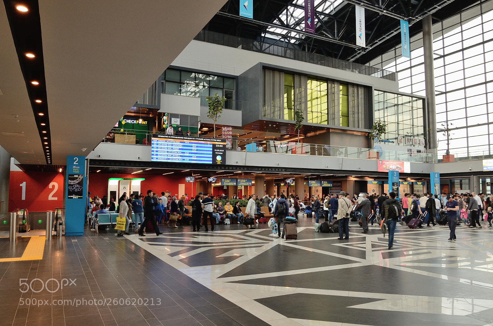 Nikon D5100 sample photo. Astana nurly jol railway photography