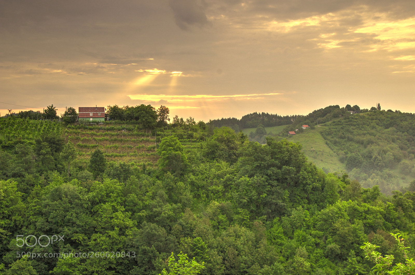 Canon EF-S 18-135mm F3.5-5.6 IS sample photo. Slovenian hills photography