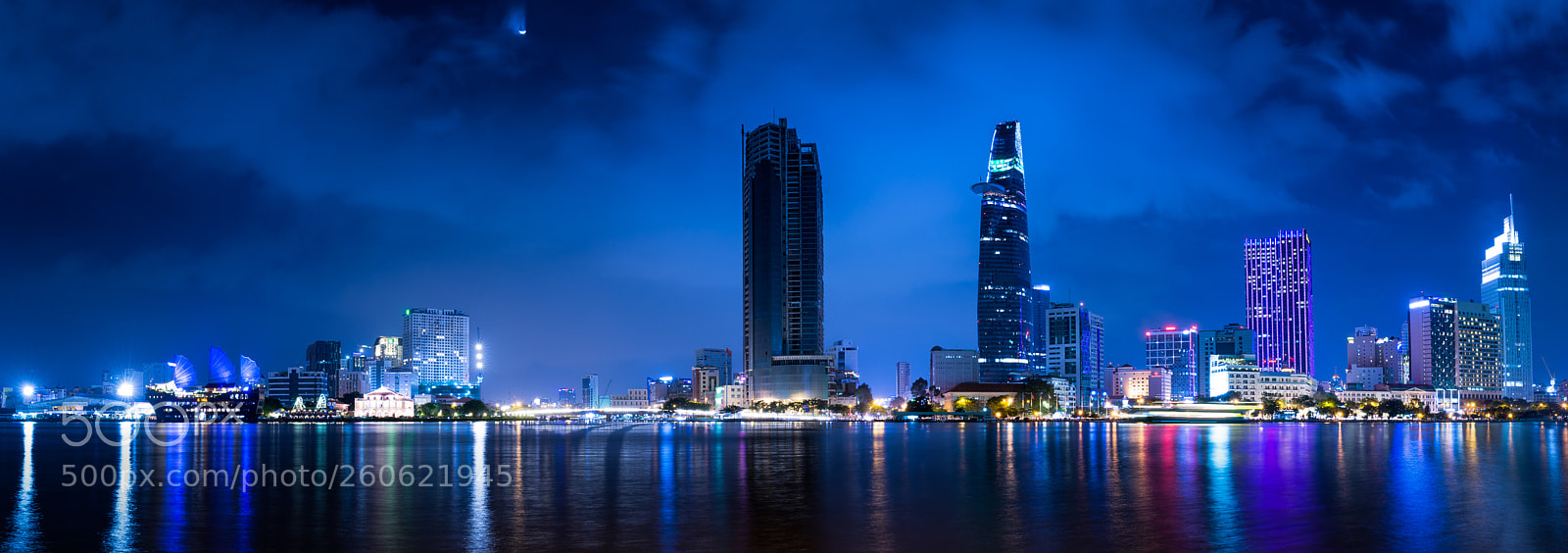 Nikon D610 sample photo. Ho chi minh panorama photography