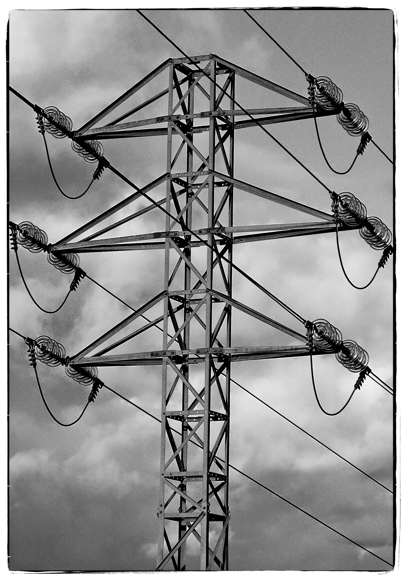 Canon EOS D30 sample photo. April 18th 2001 - power lines photography