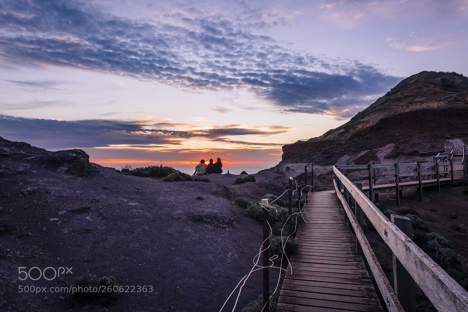 Nikon D810 sample photo. Sunset watchers, cape schanck photography