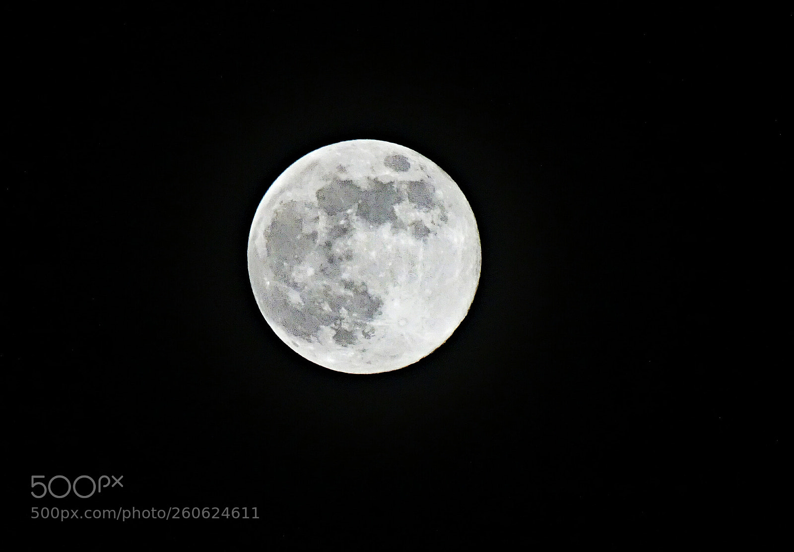 Sony Cyber-shot DSC-HX90V sample photo. Full moon photography