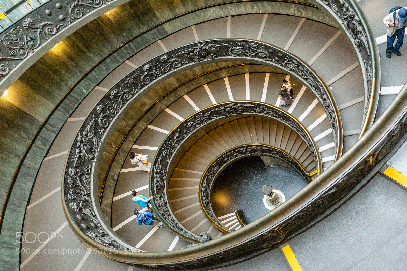 Sony a6000 sample photo. The vatican spiral staircase photography