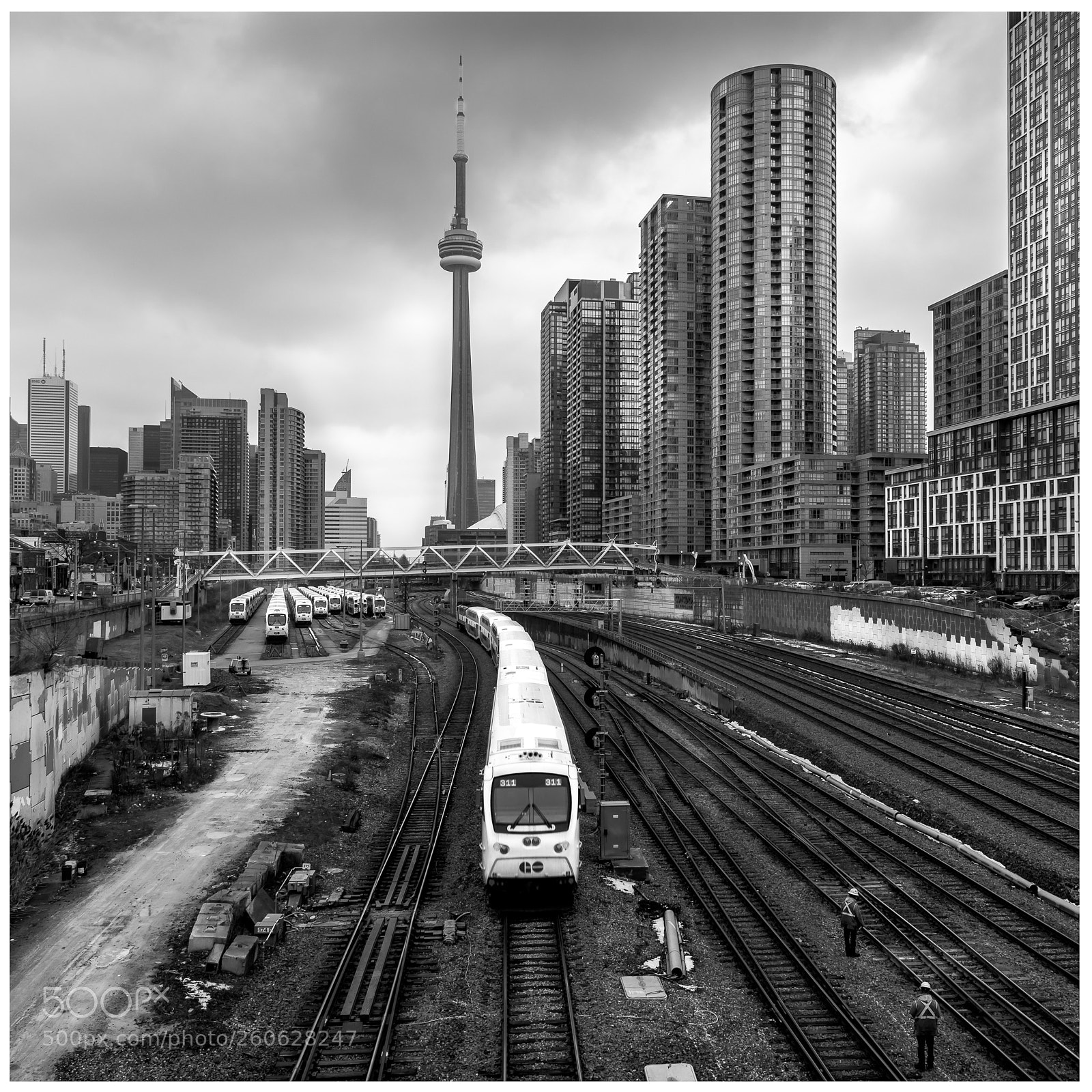Nikon D7200 sample photo. Working on the railroad photography