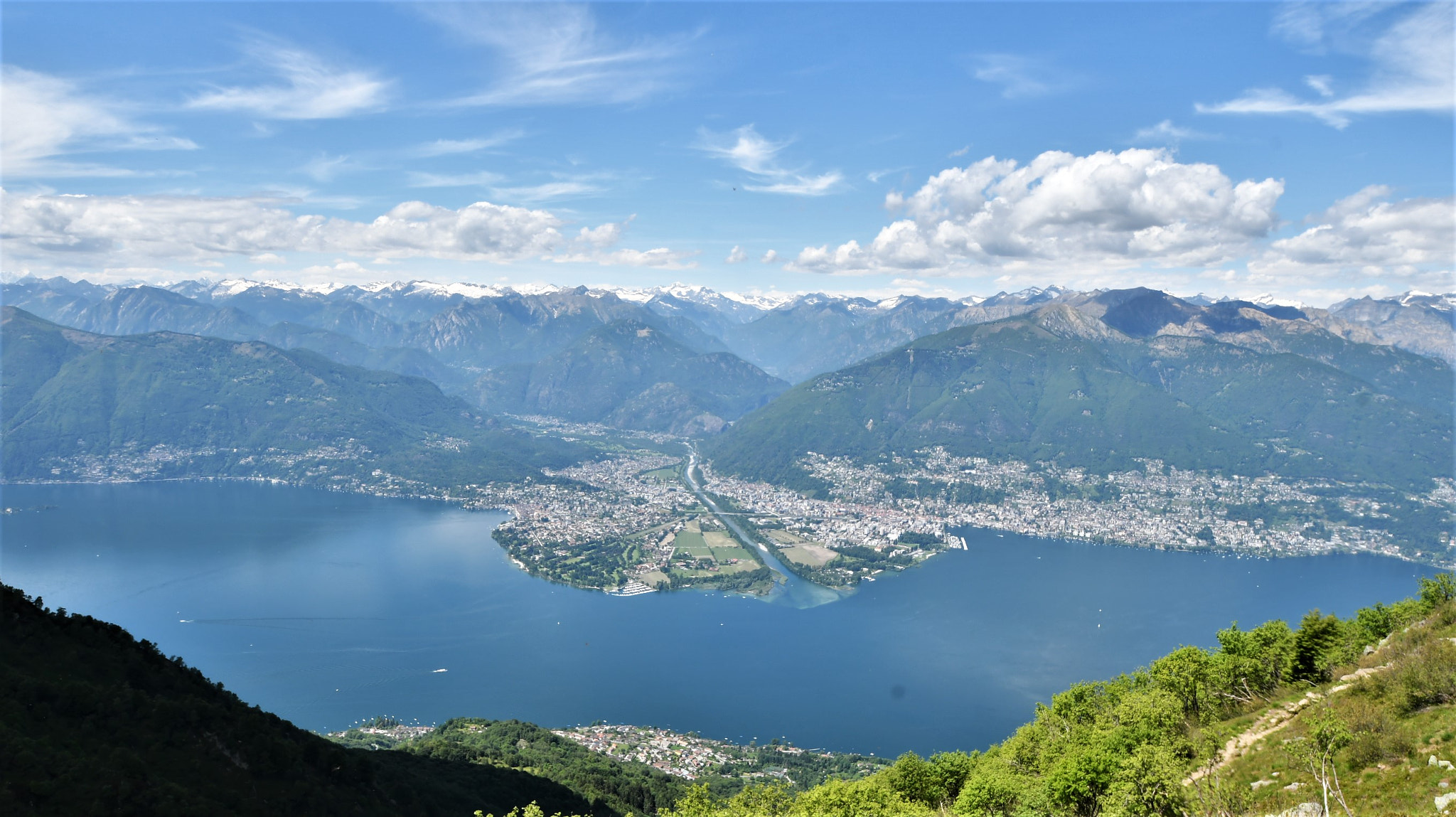 Nikon D500 sample photo. Vista lago.....ascona-locarno photography