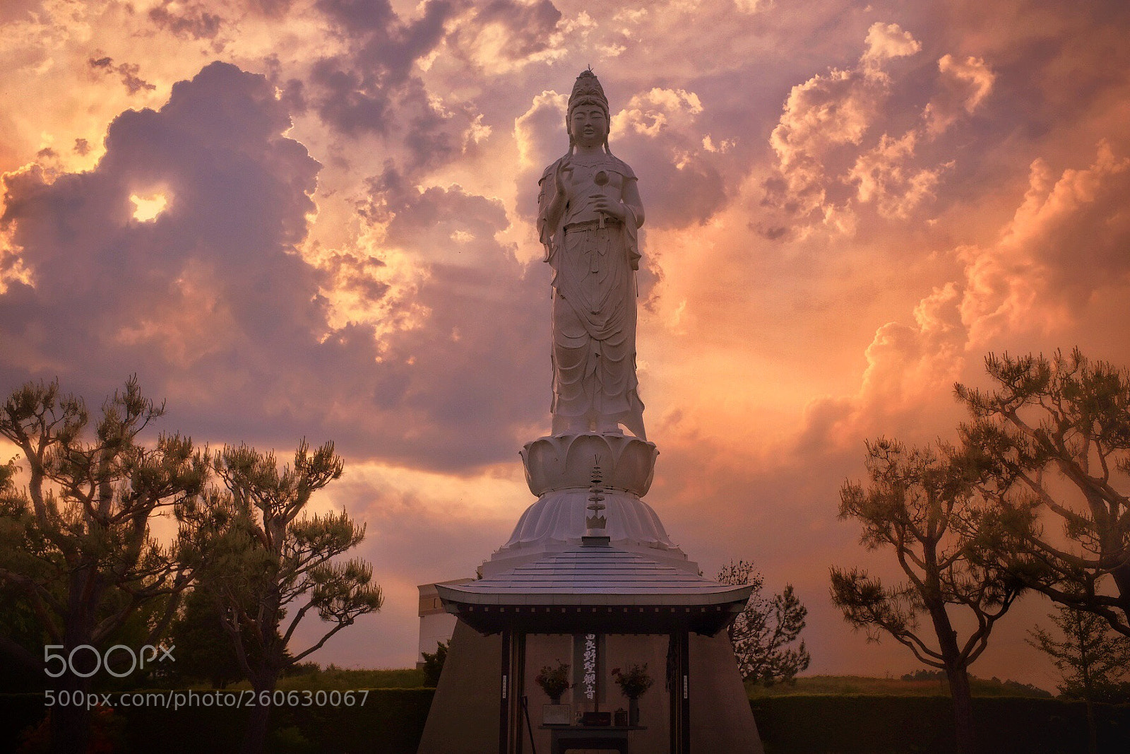 Fujifilm X100F sample photo. Buddha sunset photography
