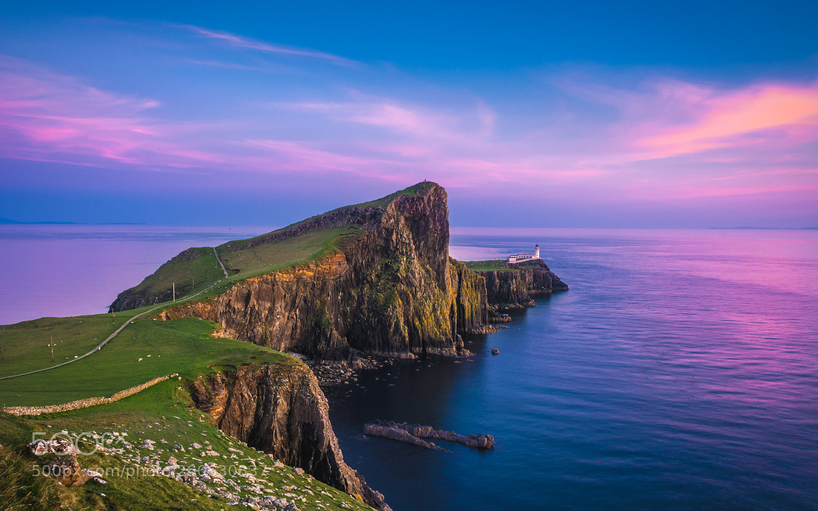 Nikon D7100 sample photo. Neist point lighthouse photography