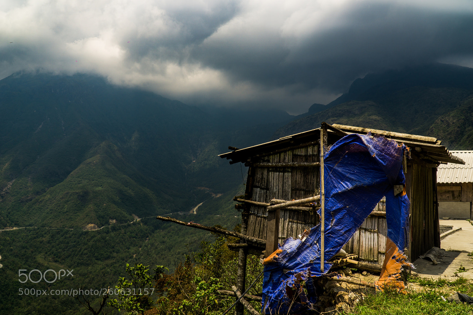 Sony a6000 sample photo. Hut in sapa photography
