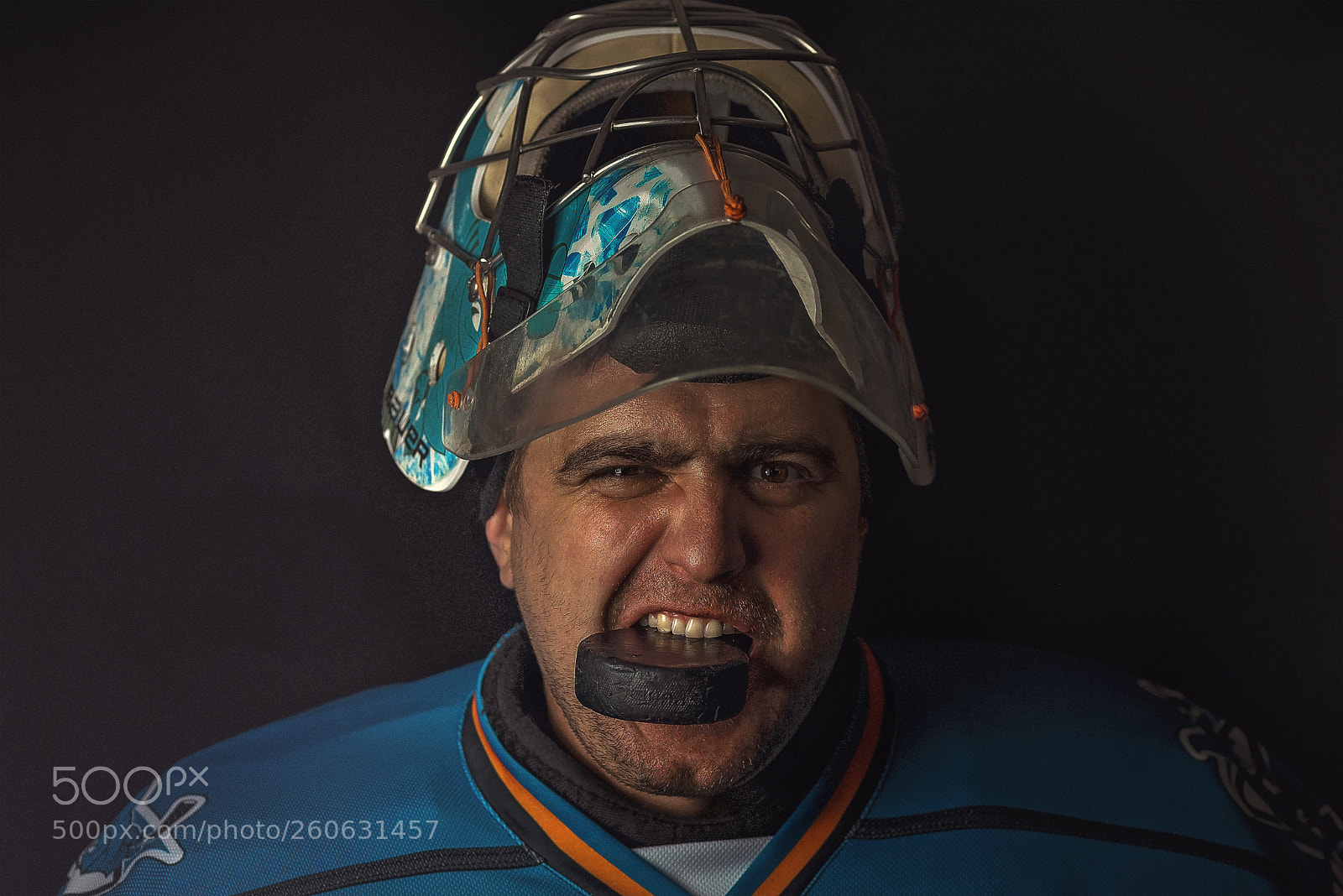 Nikon D810 sample photo. Hockey goalkeeper photography