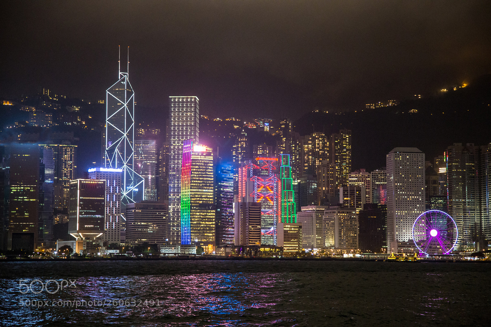Canon EOS 6D sample photo. Hong kong at night photography