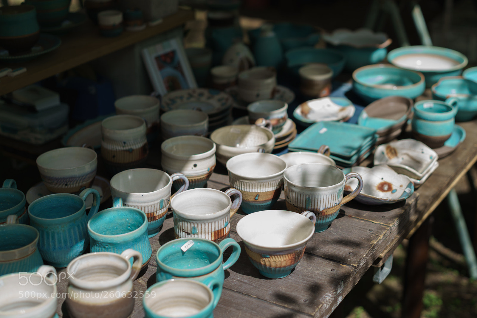 Sony a7R II sample photo. Blue pottery photography