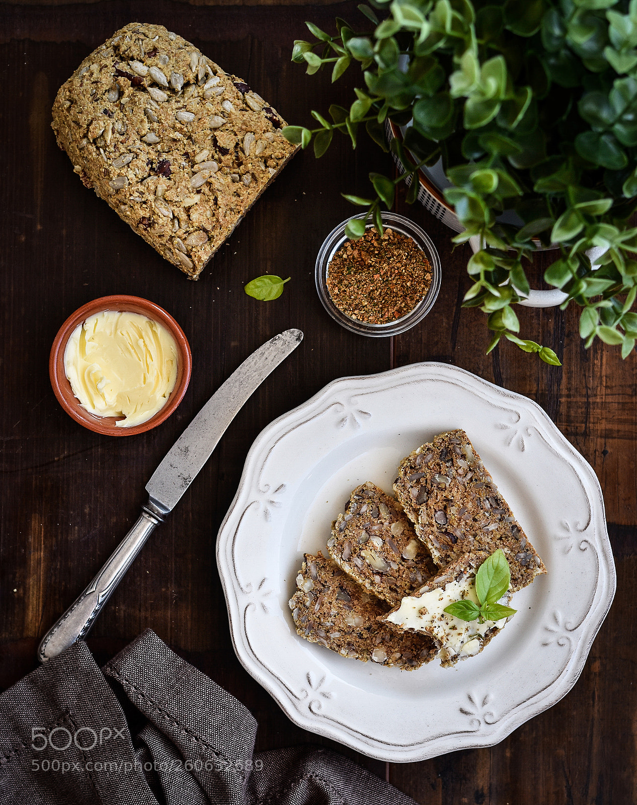 Nikon D5600 sample photo. Seed & nut bread photography