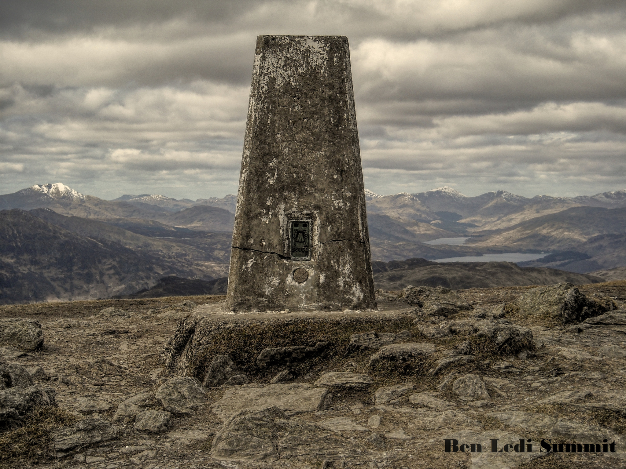 Nikon Coolpix L16 sample photo. Ben ledi summit photography